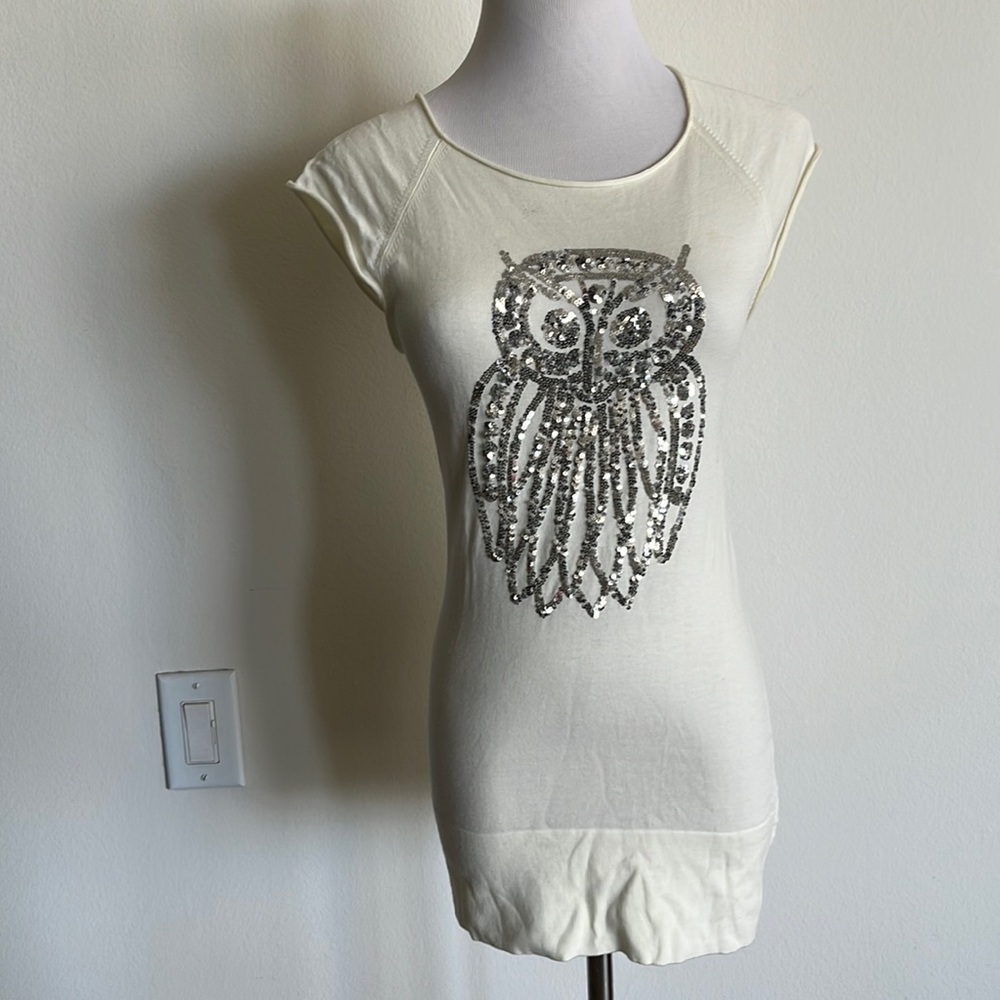 Woman’s top iisli size small color, cream